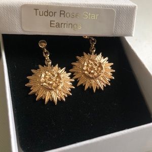 Tudor Rose Star Earrings